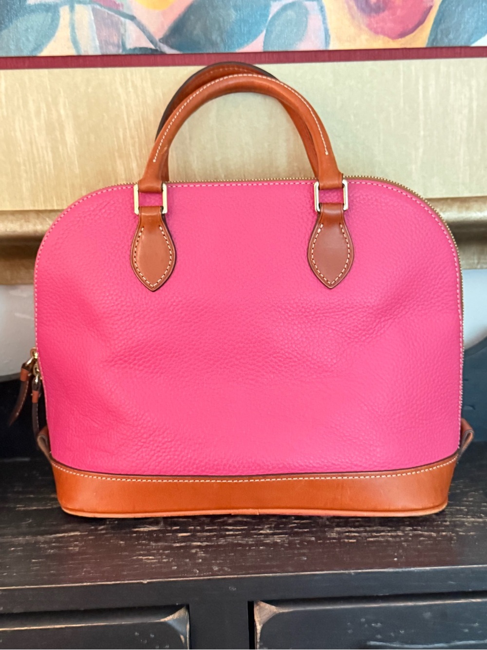 Dooney & Bourke Pebble Leather Zip Zip Satchel NWOT - Picture 2 of 8